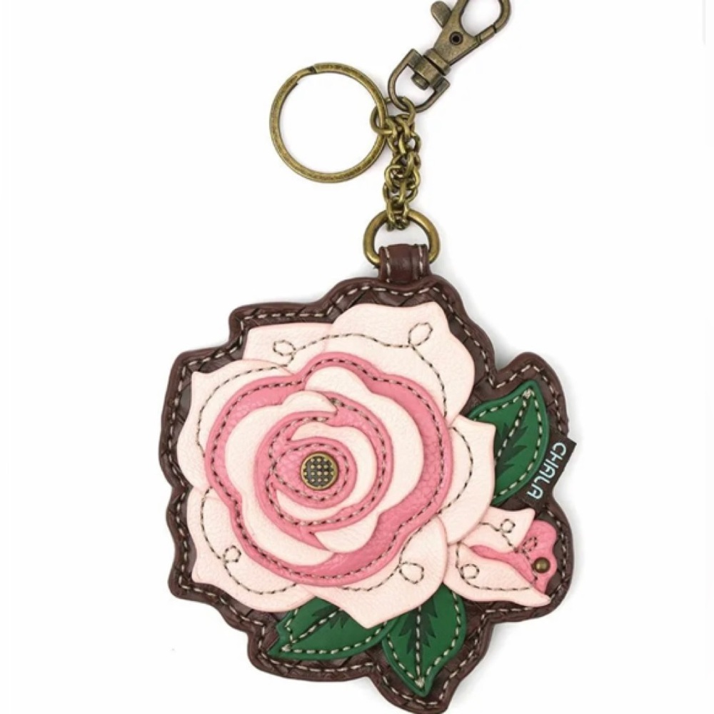 WTB/ISO Chala Key Chain / Key Fob / Change Purse pink rose